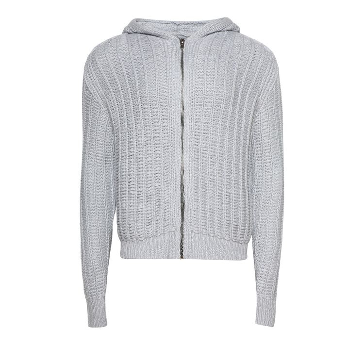 

Худи Rick Owens Zipped Hoodie Pale Blue, синий