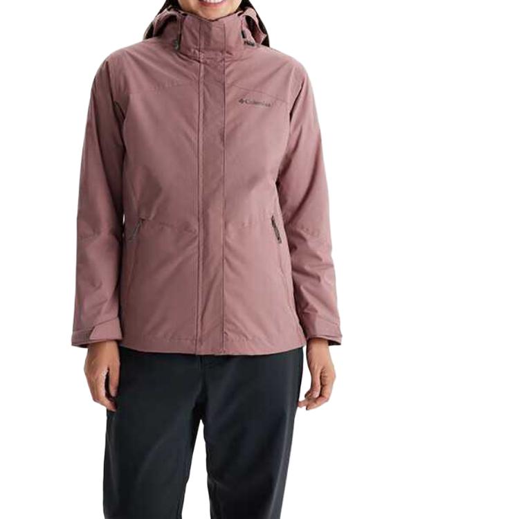 

Columbia Водонепроницаемая ветровка женская розовая, Pink/609