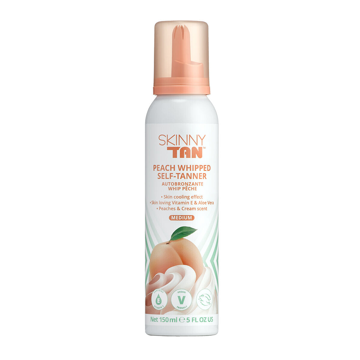 

Пенка для автозагара Skinny Tan Peach Whip Mousse, 150 мл