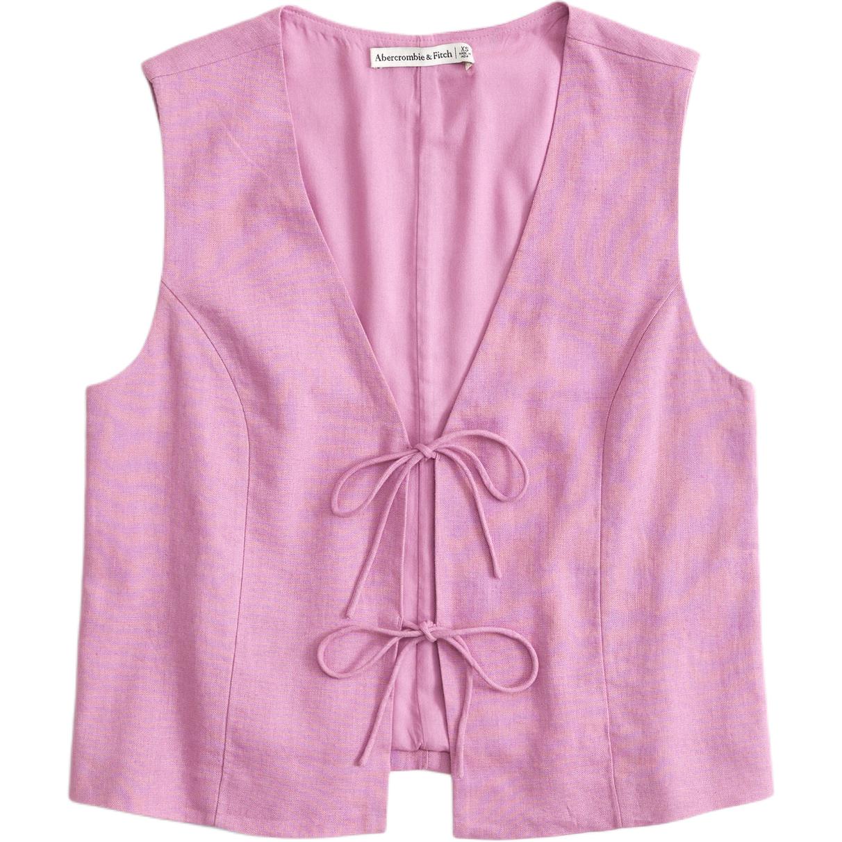 

Женский топ Abercrombie＆Fitch, светло-фиолетовый