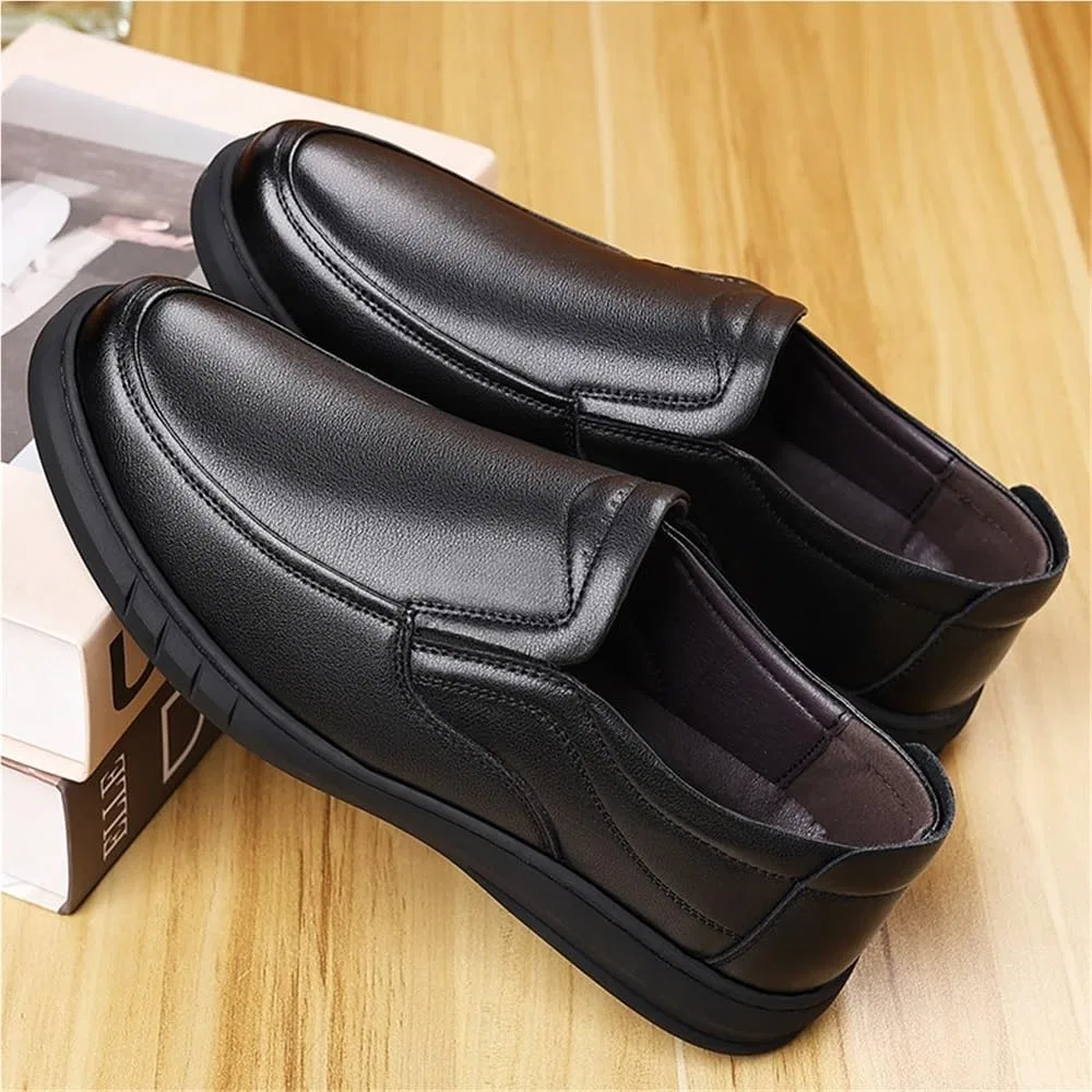 Мокасины кожаные Modern Classic Shoes, черный — фото 3