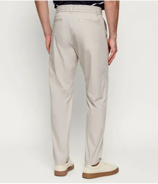 Брюки чинос DS-9 tapered fit Boss Orange, серый — фото 4