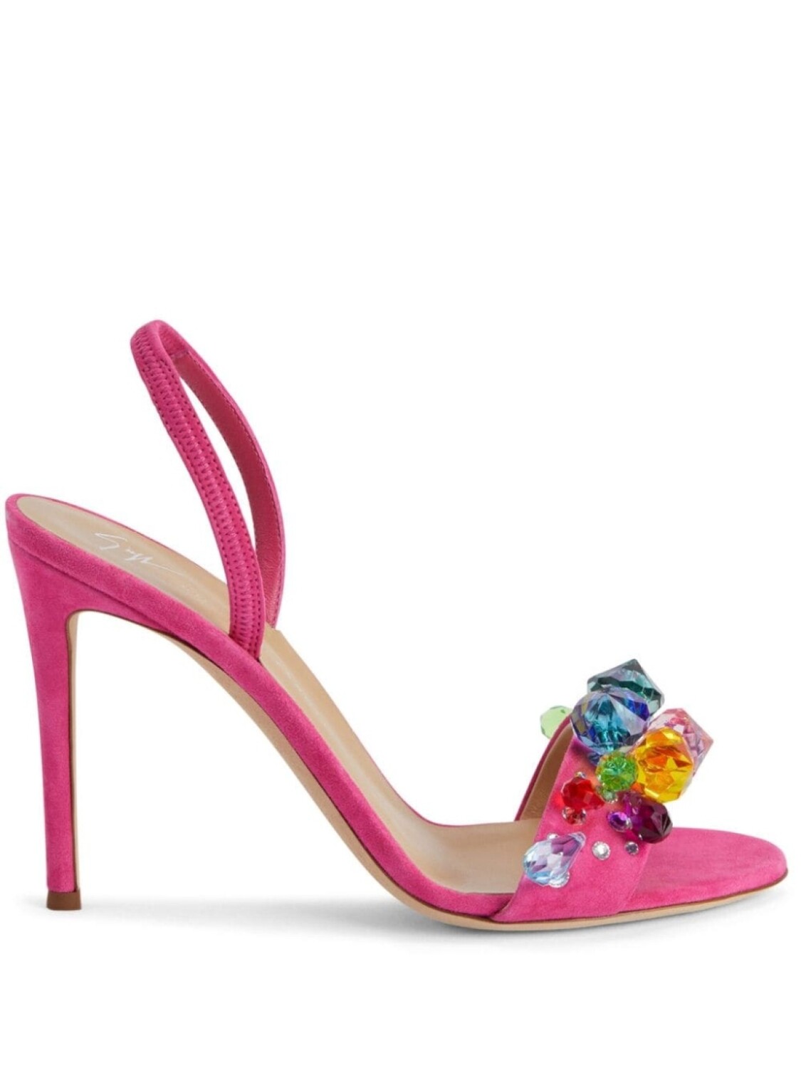 

Giuseppe Zanotti босоножки Blinda 105, розовый