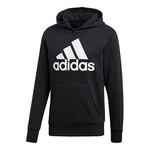 

Толстовка men's logo drawstring sports black Adidas, черный