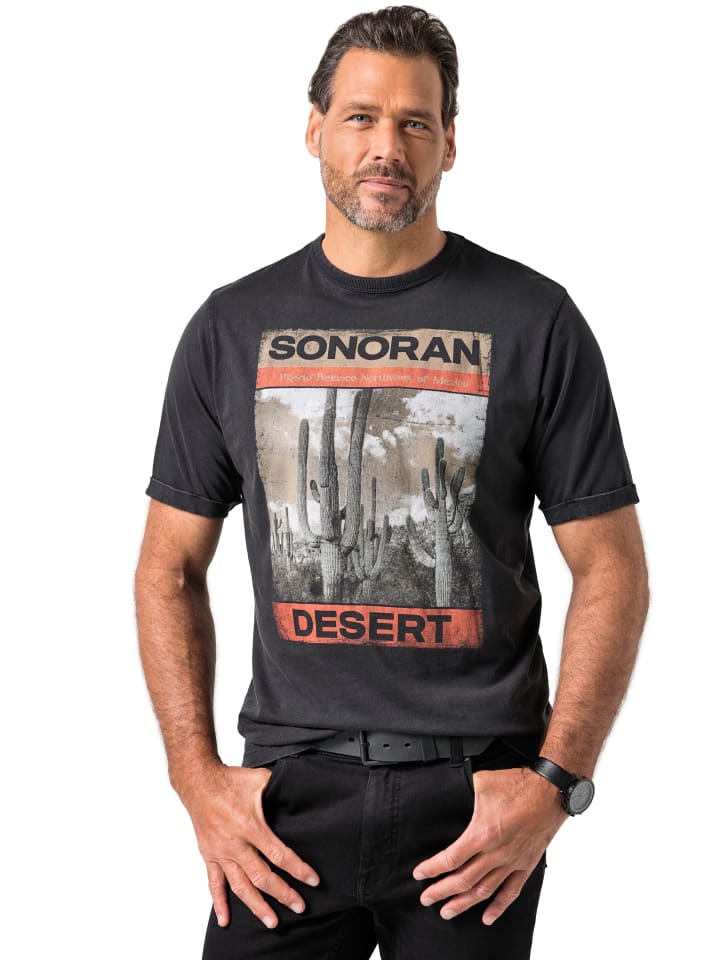 

JP1880 Футболка с коротким рукавом черного цвета, Черный, JP1880 Футболка с коротким рукавом черного цвета