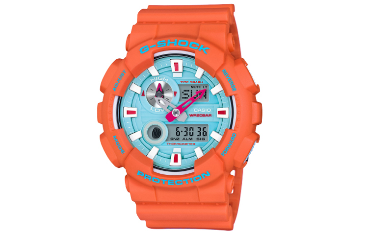 

CASIO Женские часы серии G-Lide синего цвета GAX-100X-4A