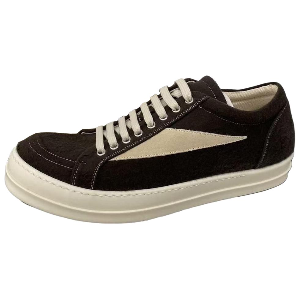 Rick Owens DRKSHDW Низкие скейтерские туфли мужские коричневые — фото 3