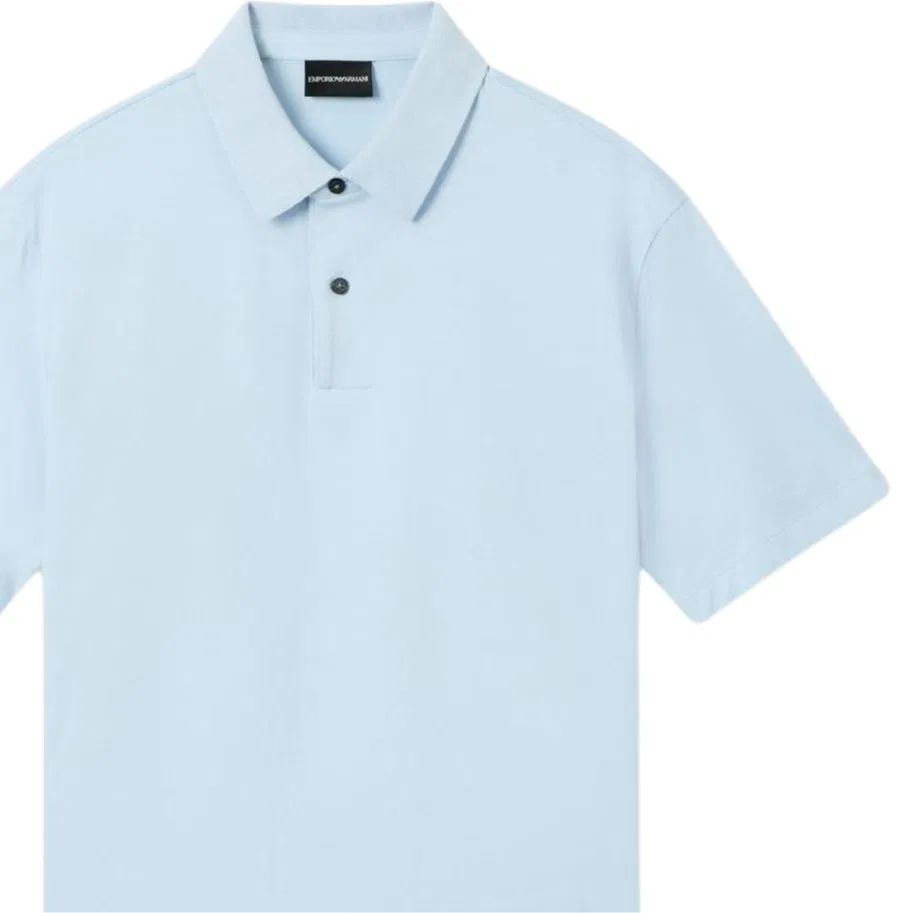 Поло мужское EMPORIO ARMANI, Sky Blue — фото 3
