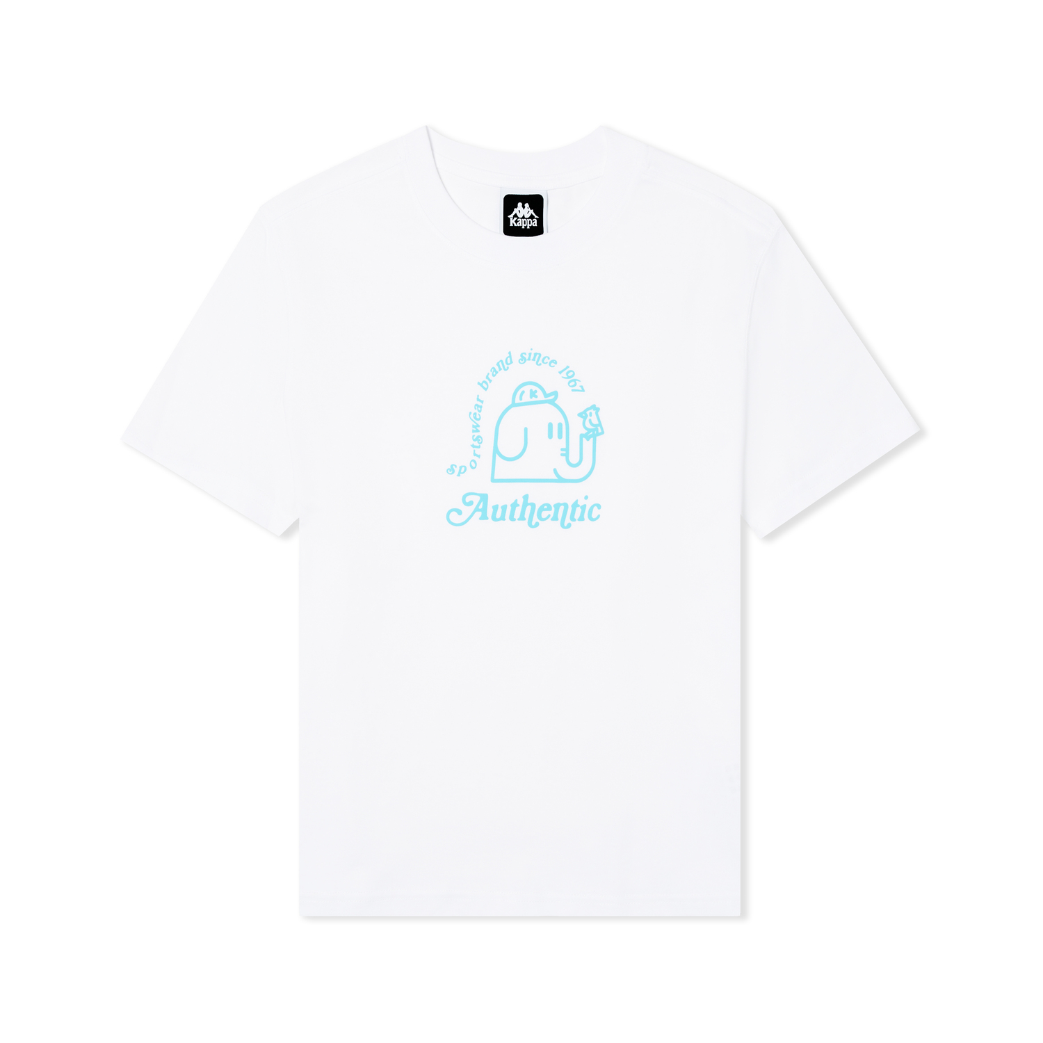 

Футболка Regular, женская летняя Kappa, белый