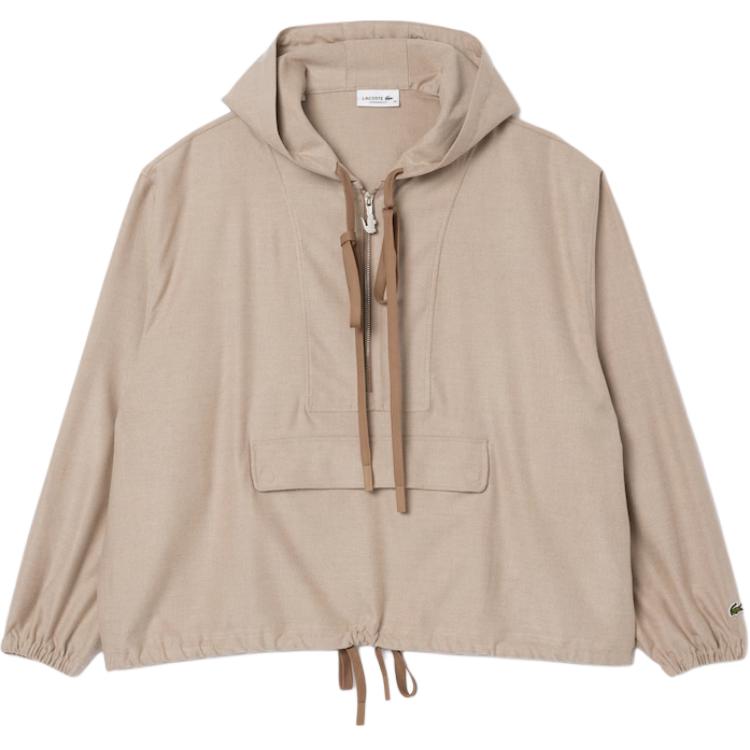 

LACOSTE Хлопковый худи со шнурком, Beige