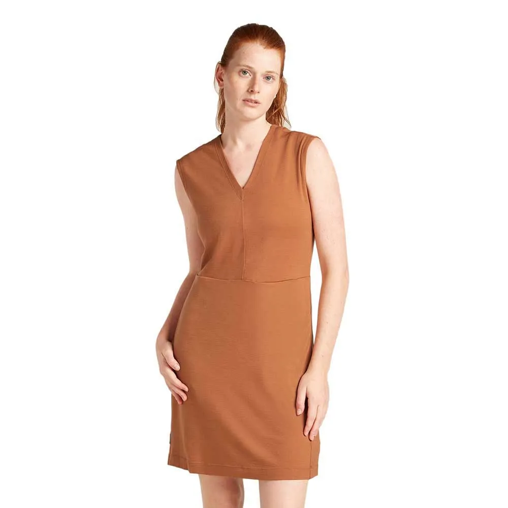 

Платье Icebreaker Merino 200 Granary V Neck, коричневый