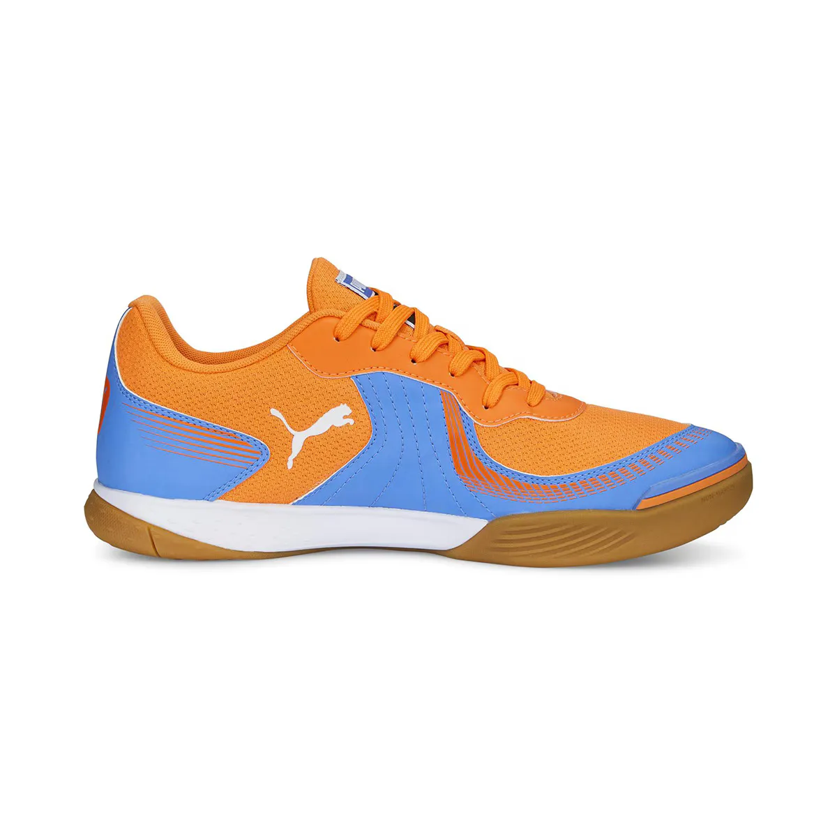 

Футбольные бутсы для мужчин Puma Pressing III для закрытых помещений, оранжевый/синий