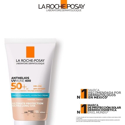 La Roche-Posay Anthelios UVmune 400 Увлажняющий крем SPF50+ Тональный 50 мл — фото 3