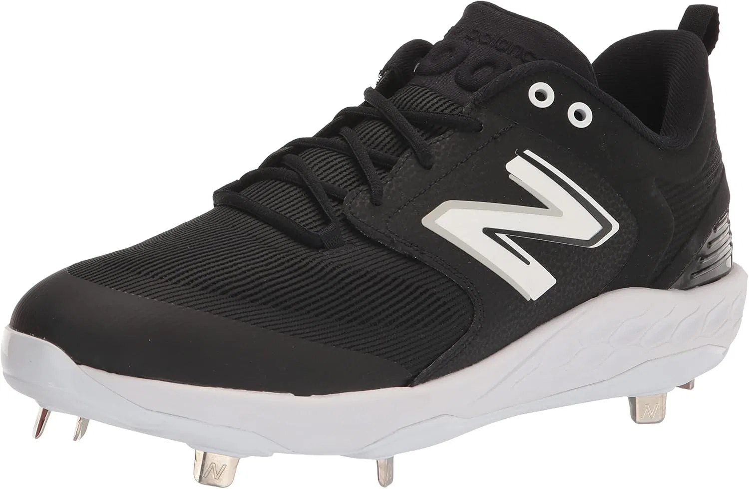 Мужские бейсбольные кроссовки New Balance Fresh Foam X 3000 V6 Metal, 2-Black White