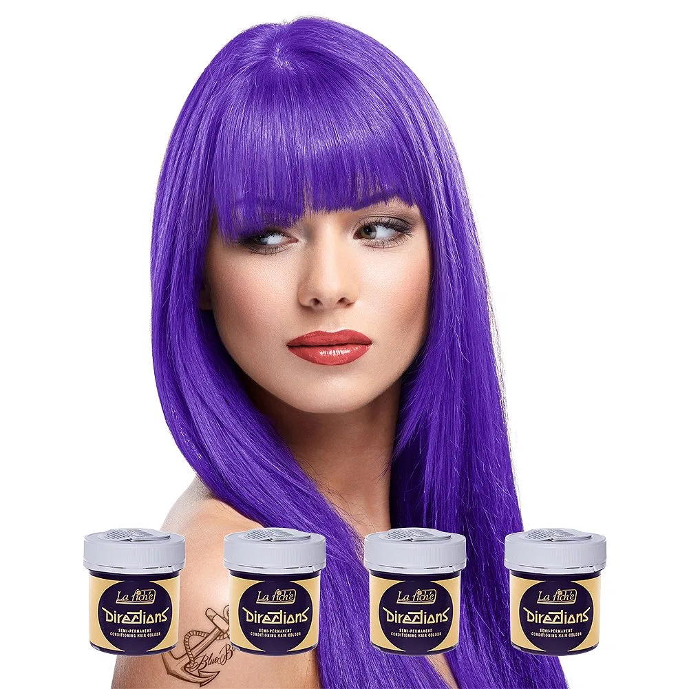 Полуперманентная краска для волос La Riche Directions Intense Colour (4 шт.) La Riche, Violet
