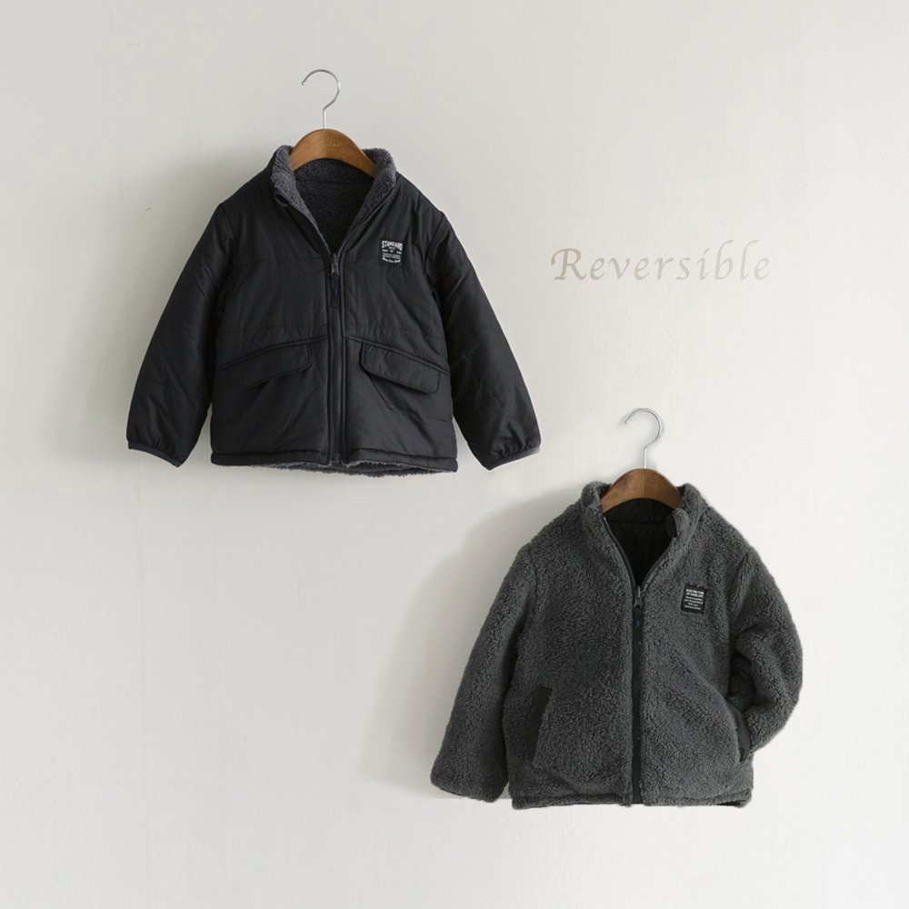 Двусторонняя блузон-боа с подкладкой Branshes, Charcoal Gray