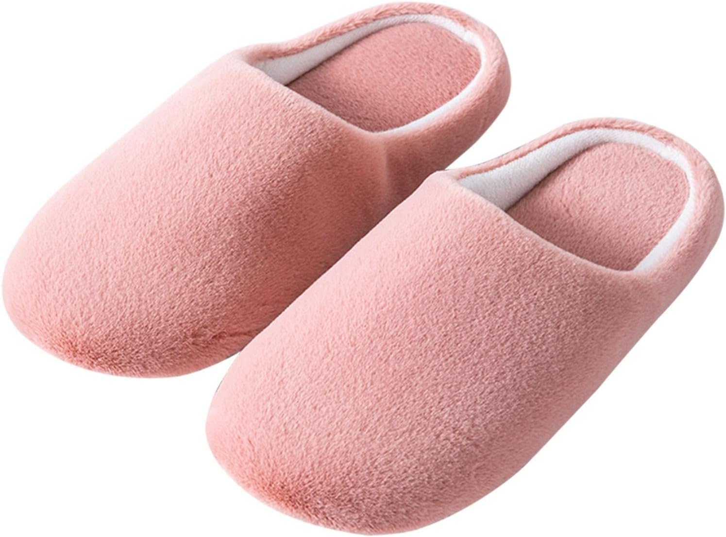 

Тапочки Hbeylia для женщин и мужчин, мягкие и комфортные, зимние, теплые, пушистые, с широким круглым носком, домашние, портативные, складные, с плюшевым мехом, теплая обувь для спальни, для дома, путешествий, отеля и спа, Waterlemon