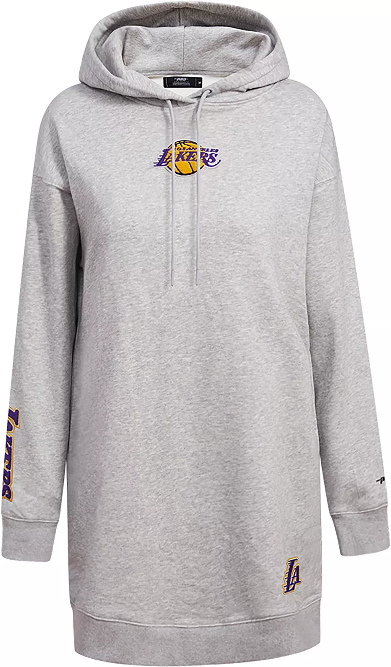

Женское серое платье с капюшоном Pro Standard Los Angeles Lakers
