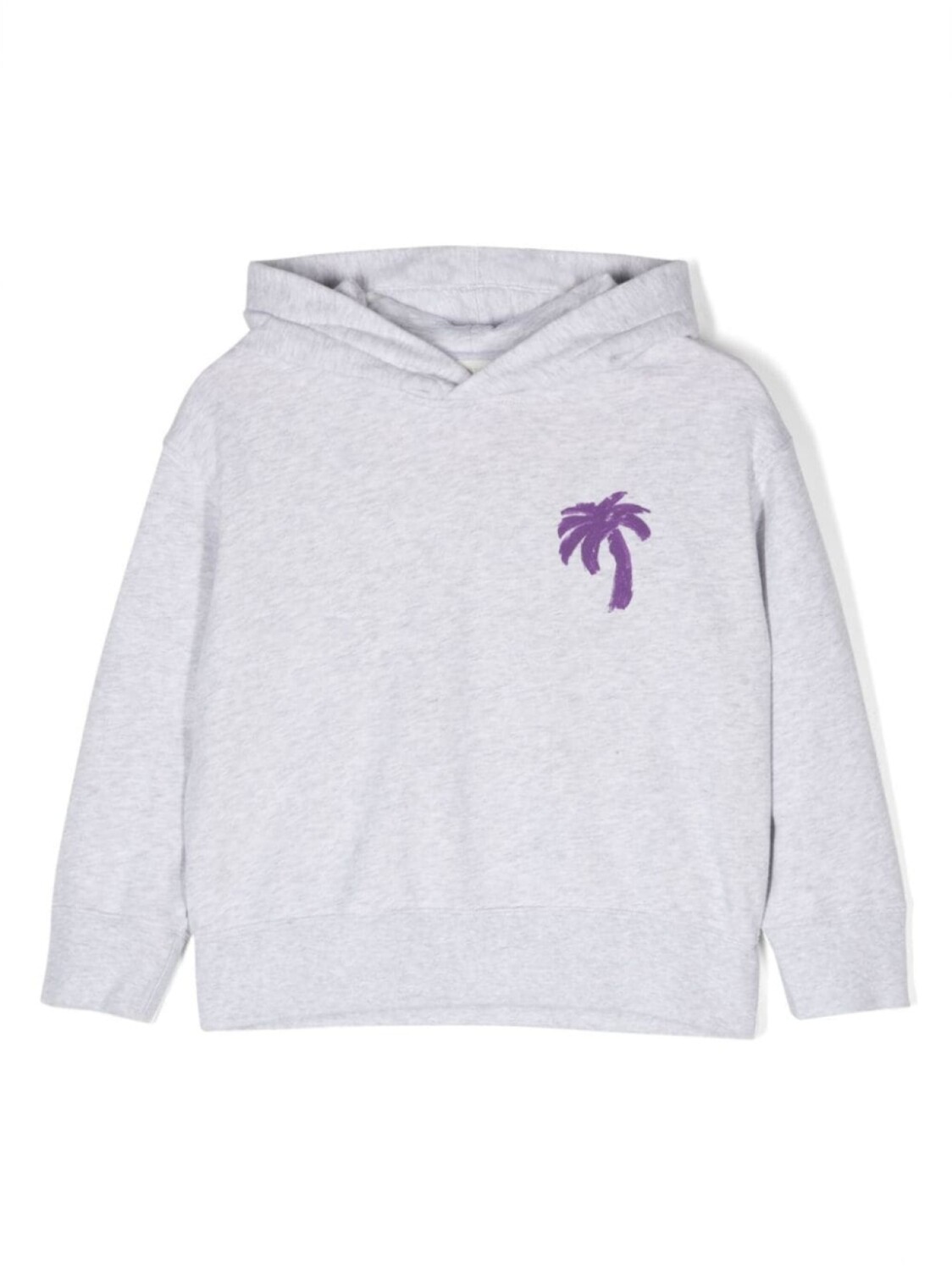 

Palm Angels Kids худи с принтом, серый