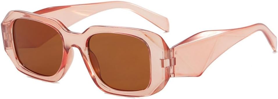 

Солнцезащитные очки в стиле ретро прямоугольной формы 2027 года для женщин и мужчин, модные маленькие солнцезащитные очки с защитой от УФ-излучения UV400, оправа C3 MTZJH, One Color