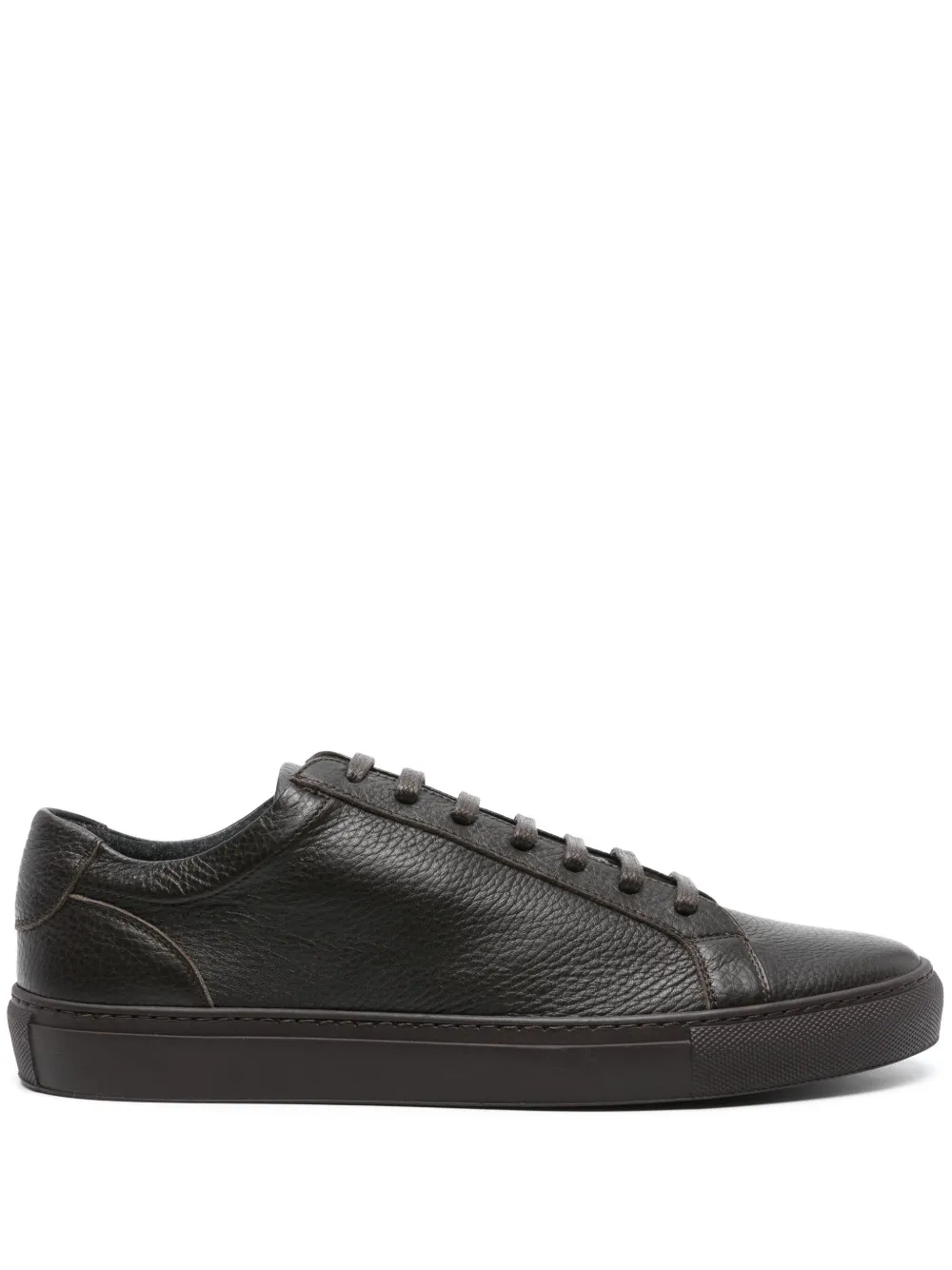 

Кеды Boston из зернистой кожи Corneliani, коричневый