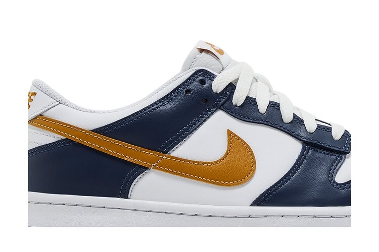 Кроссовки Dunk Low GS, цвет Midnight Navy Wheat — фото 2