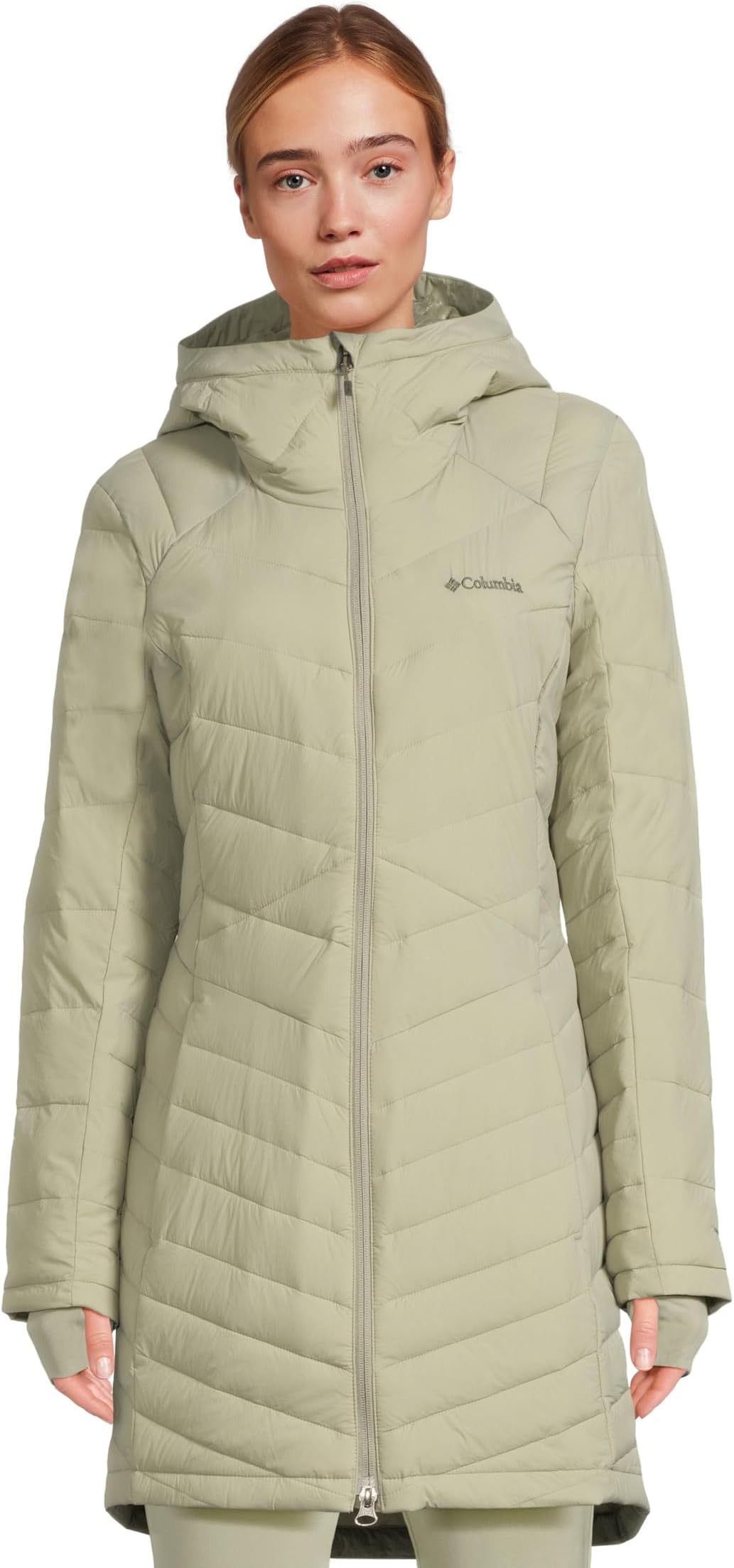 

Женская куртка Joy Peak II средней длины Columbia, Safari