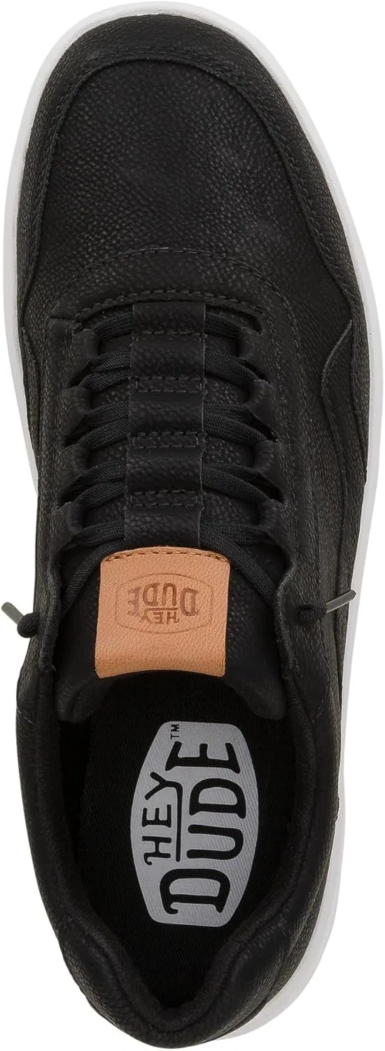 HEYDUDE Hudson Classic, мужская обувь, мужские повседневные туфли, удобные и легкие, Black — фото 2