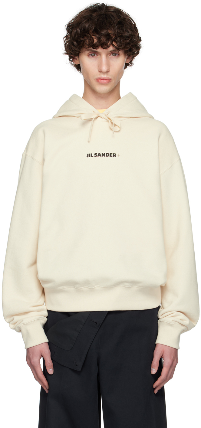 

Толстовка с капюшоном и принтом логотипа Off-White Jil Sander