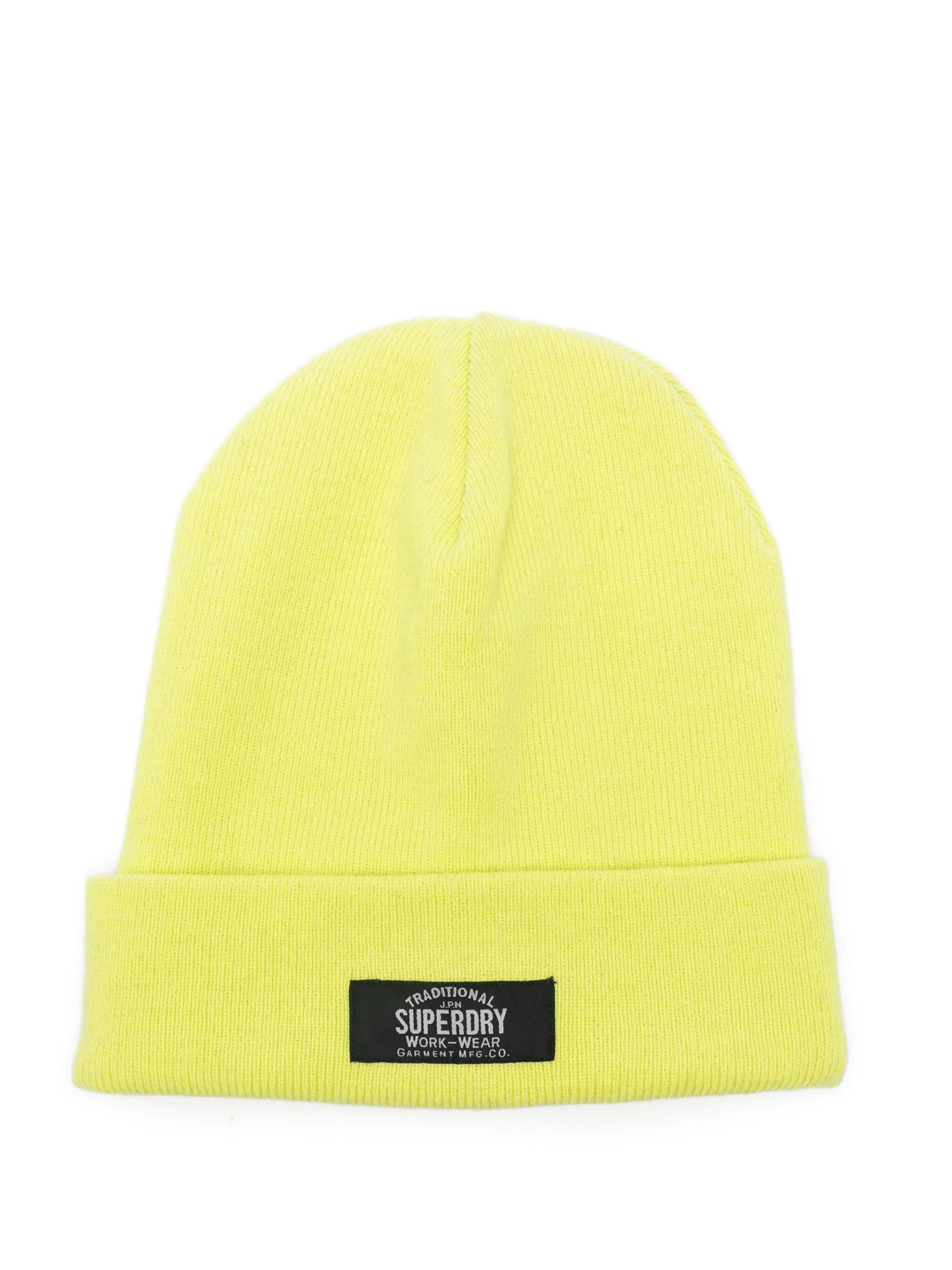 

Шапка бини с нашивкой-логотипом Superdry, желтый