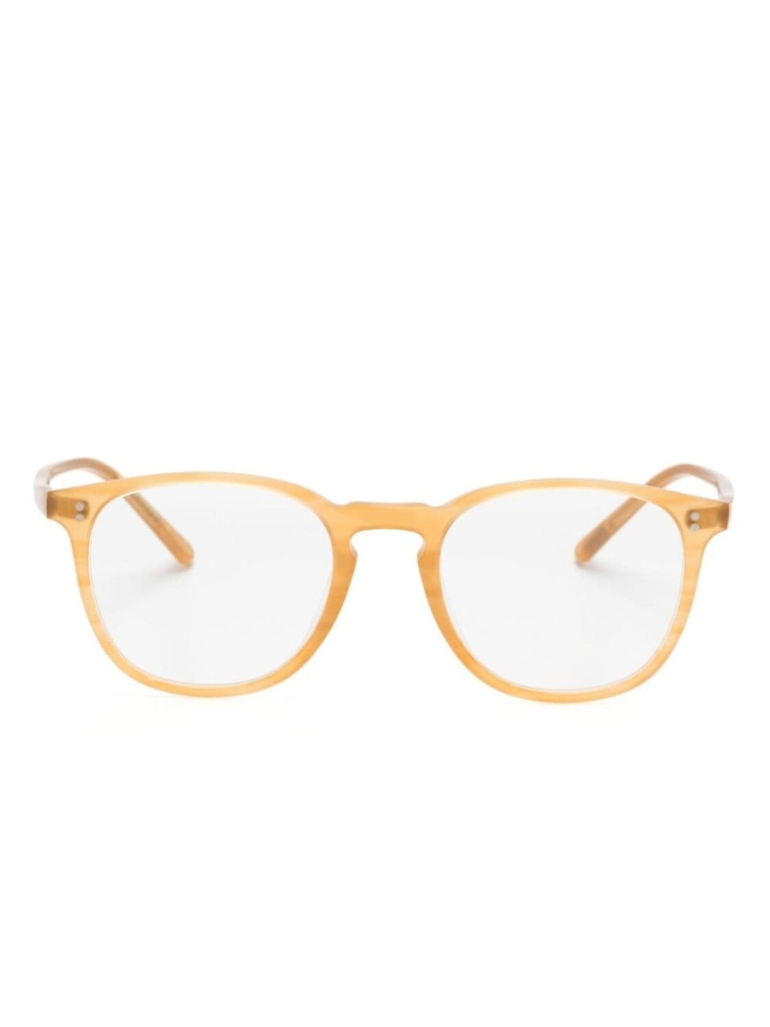 

Очки в круглой оправе Finley 1993 года Oliver Peoples, желтый