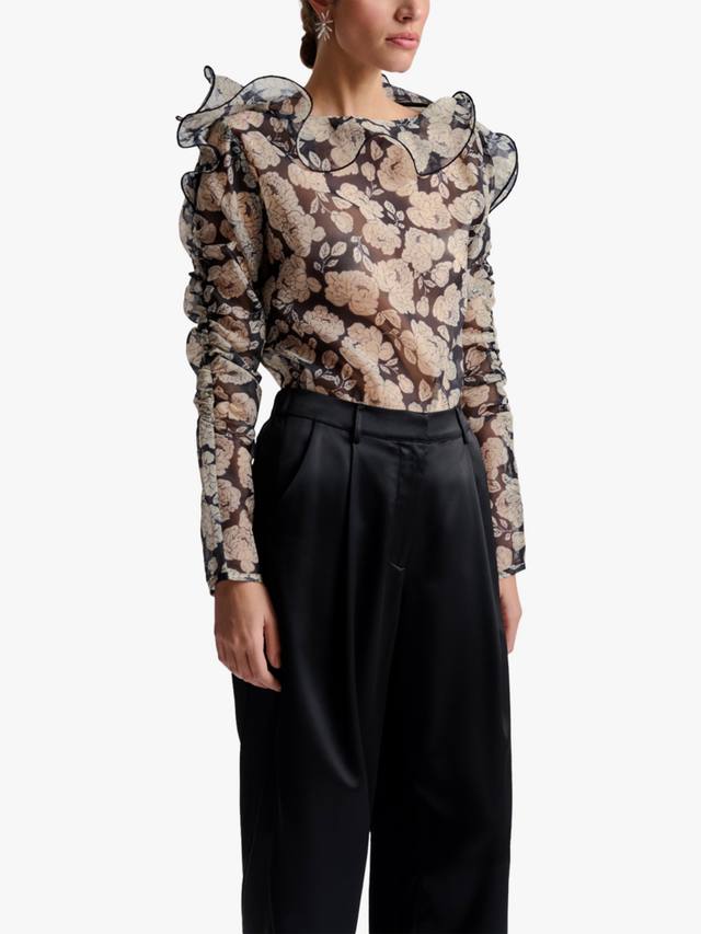 

Топ из органзы анджелины Malina, цвет Peony