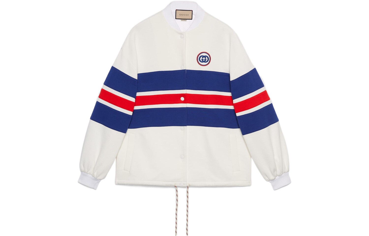 

Бомбер Gucci, белый / синий / красный