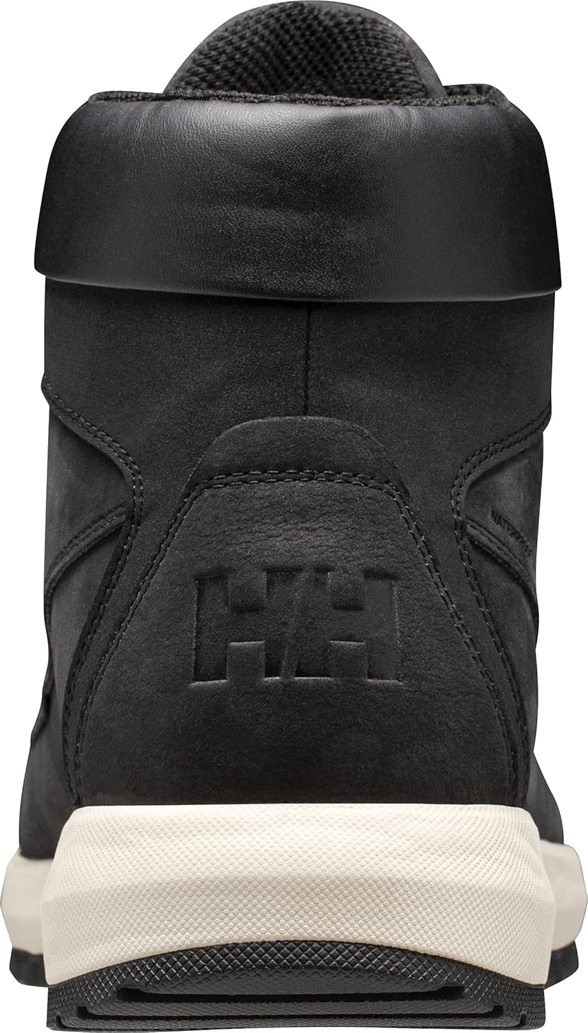 Мужские зимние кожаные ботинки Helly-Hansen Bowstring Primaloft водонепроницаемые Name ‎Helly Hansen, черный/кремовый — фото 3