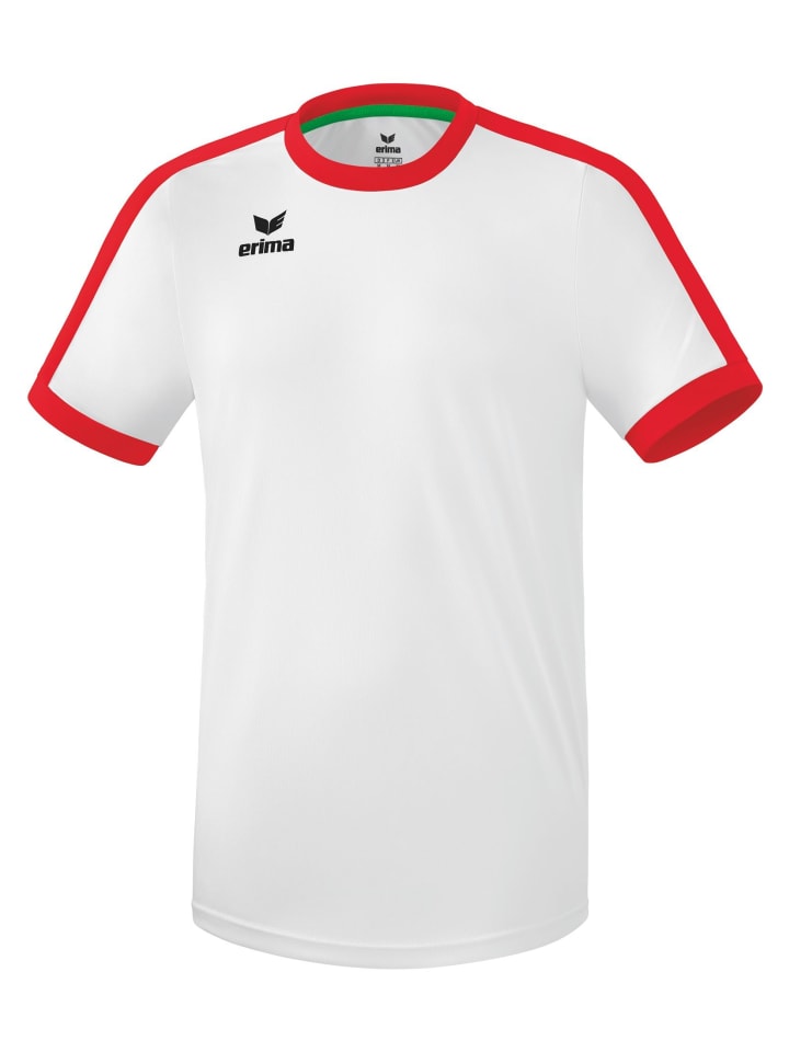 

Erima Унисекс взрослая ретро-футболка "Звезда" в бело-красном цвете, Красный, Erima Унисекс взрослая ретро-футболка "Звезда" в бело-красном цвете