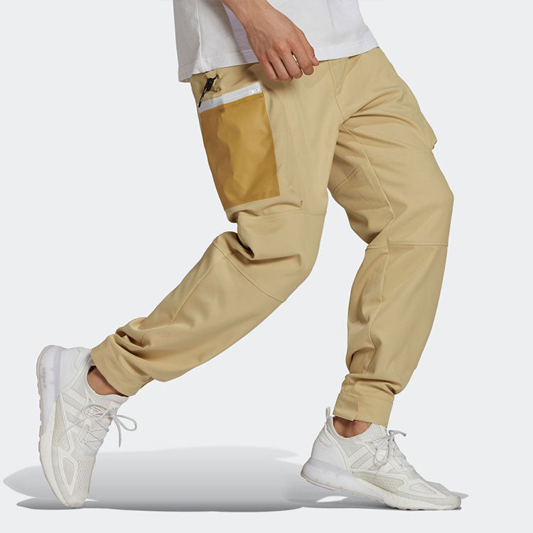 Спортивные брюки adidas originals G Outd Cargo P Contrasting Colors Pocket Loose Cargo Sweatpants H09350 — фото 3
