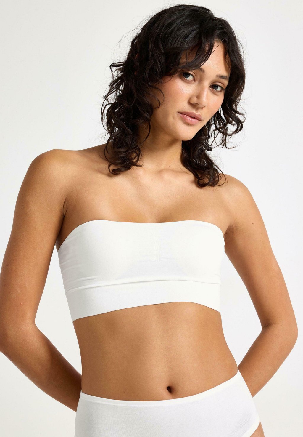 

Бюстгальтер балконет SEAMLESS Lindex, белый