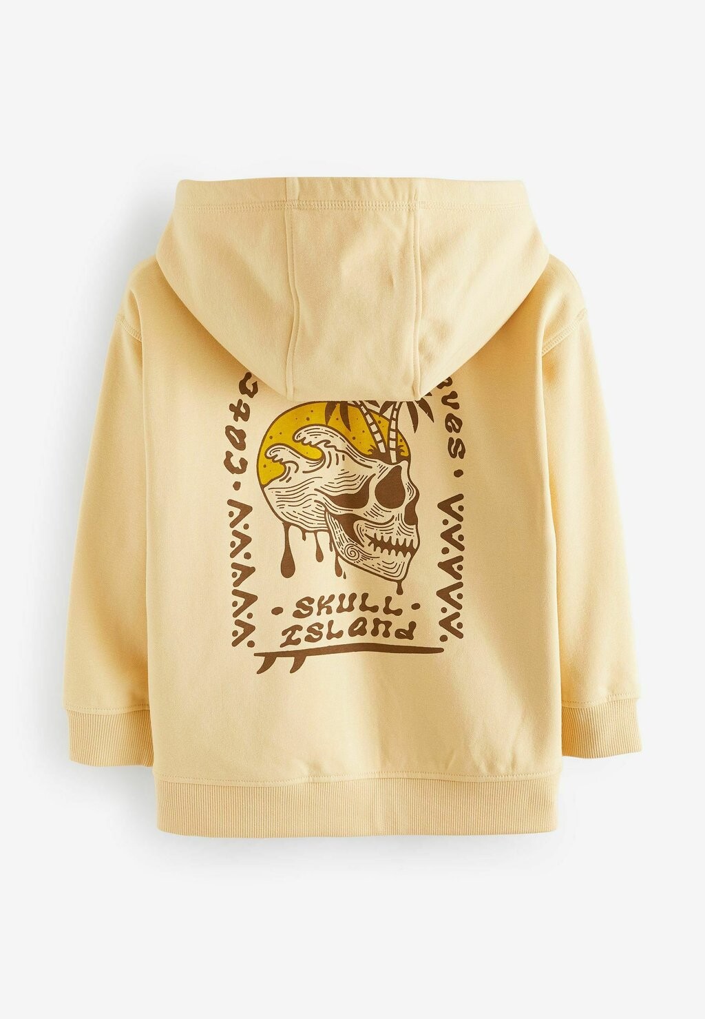 

Толстовка на молнии WITH FRONT AND BACK REGULAR FIT Next, желтый