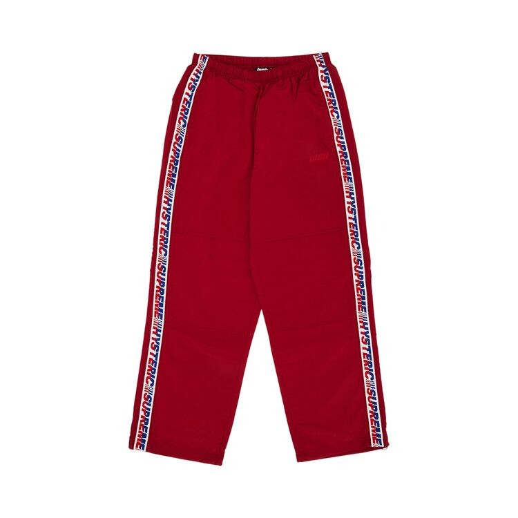 

Спортивные брюки Supreme x HYSTERIC GLAMOUR Track Pant Red, красный