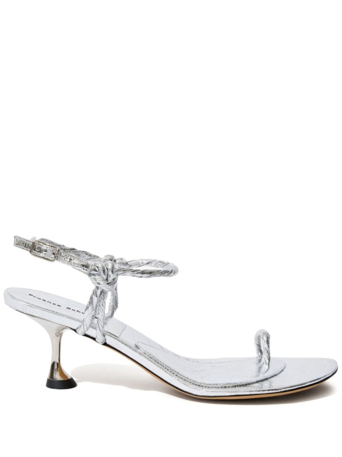 

Proenza Schouler босоножки Tee Toe Ring, серебристый