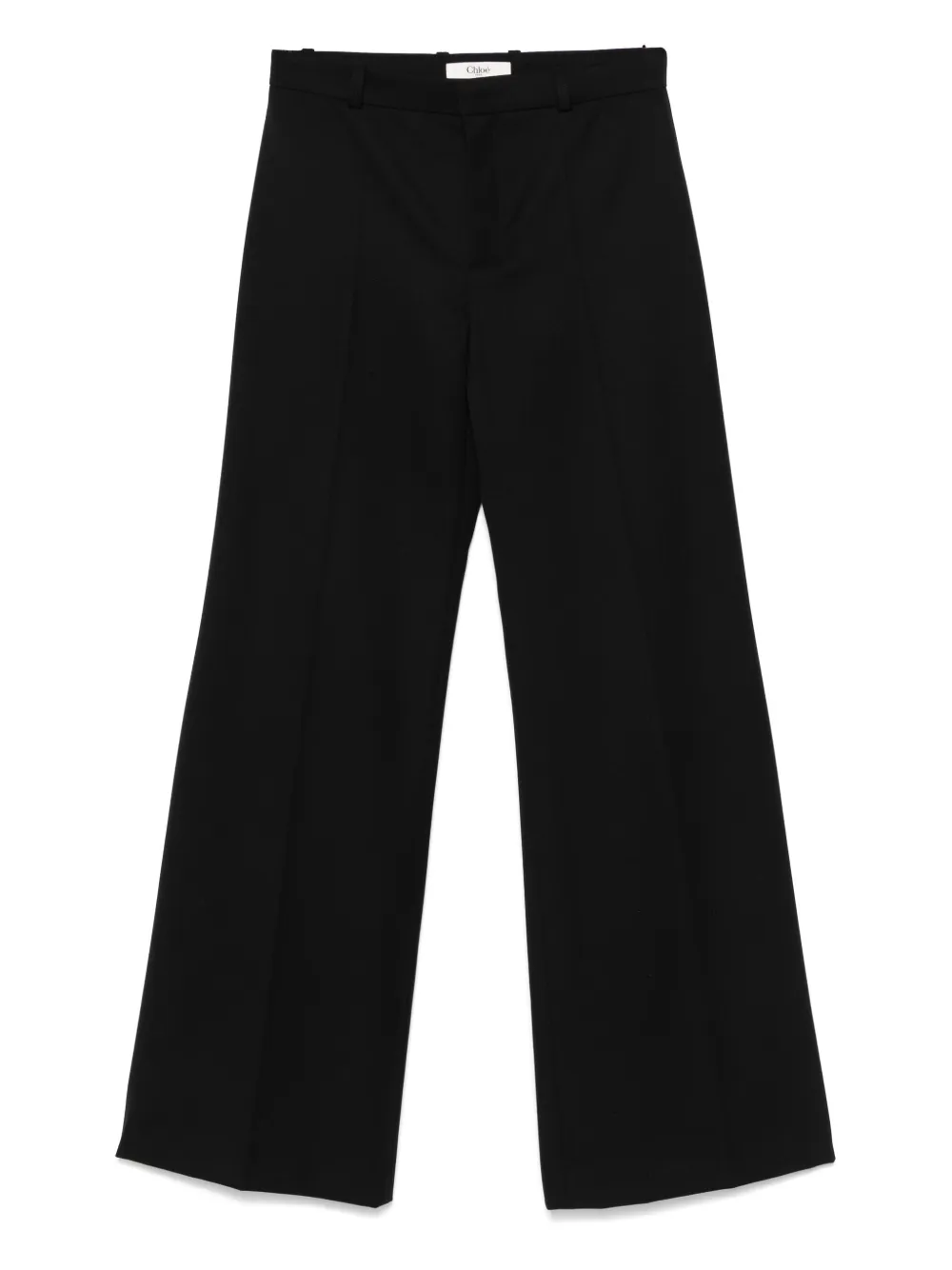 

Брюки из вирджинской шерсти CHLOÉ, черный