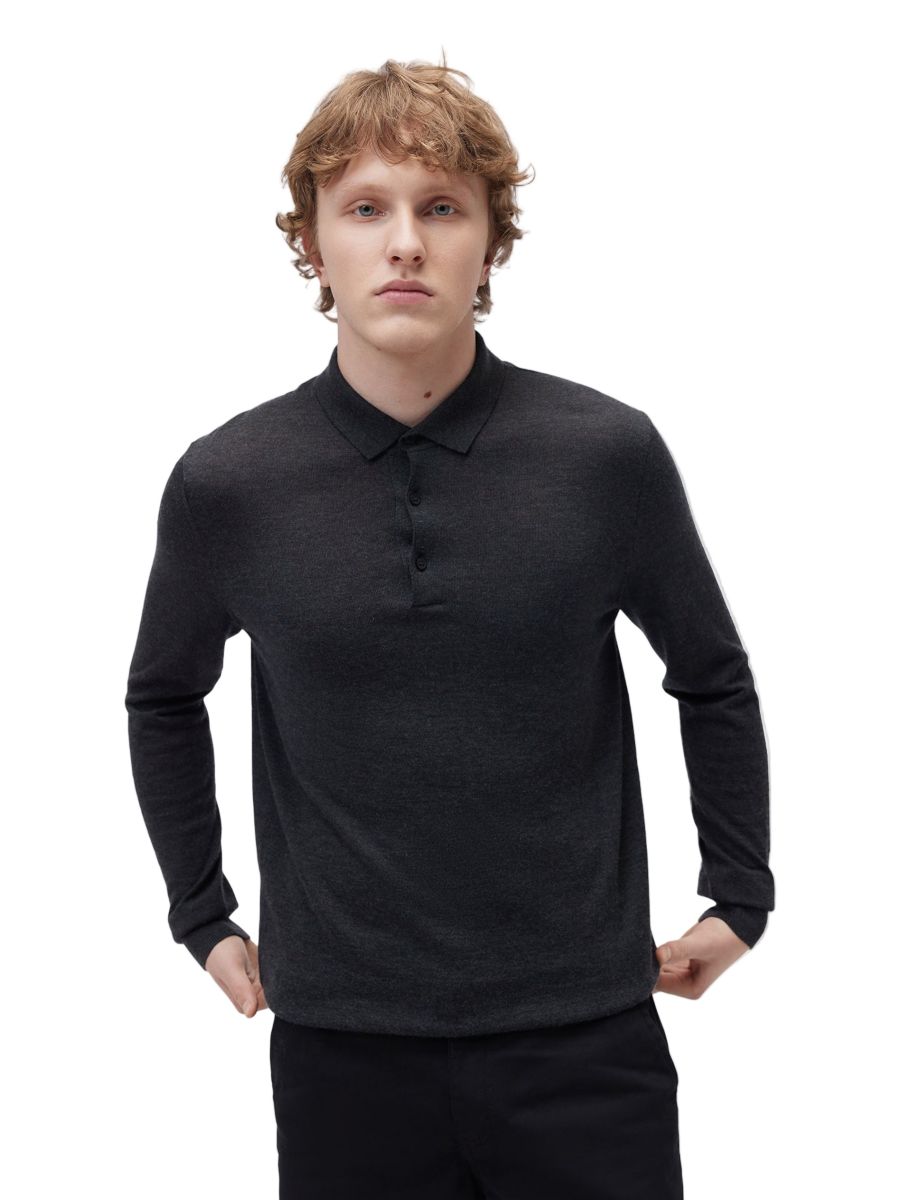 

Мужская кашемировая шелковая рубашка поло Gobi Cashmere, No Color