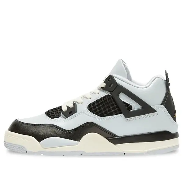 

Кроссовки 4 retro 'platinum gold' Air Jordan, белый