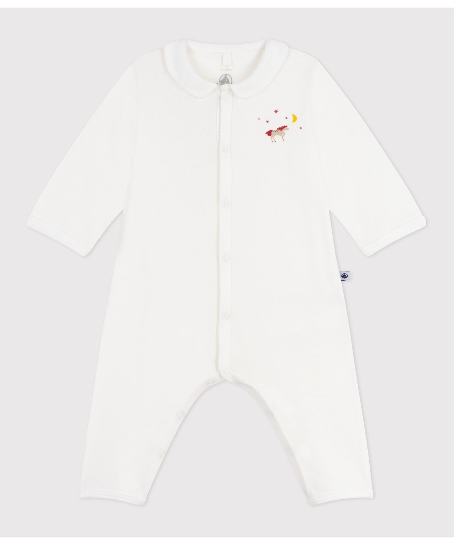 Комбинезон без штанин Petit Bateau, off white