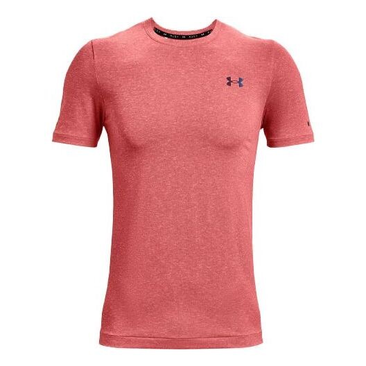 

Футболка men's rush seamless training sports round neck short sleeve red Under Armour, красный