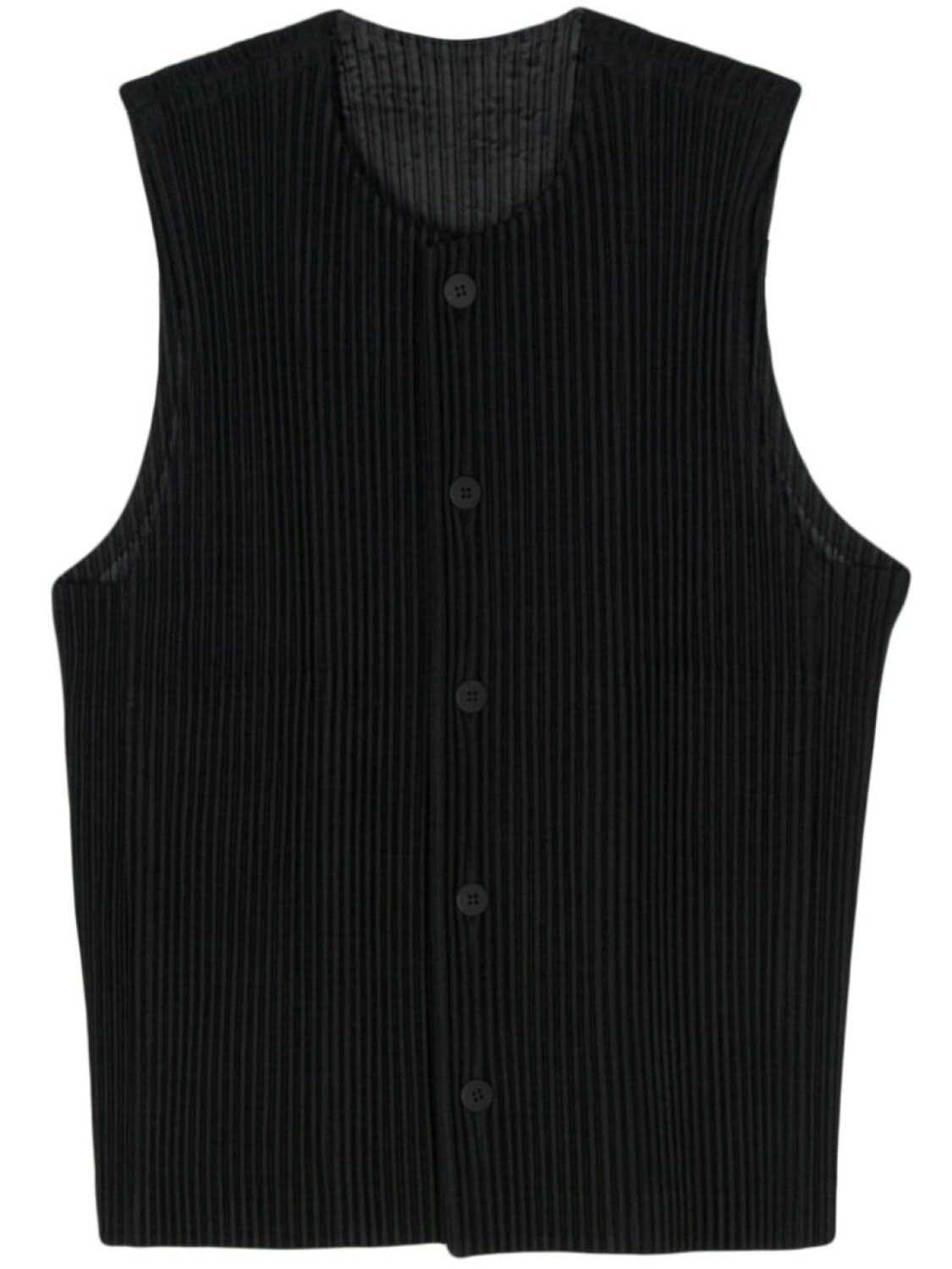 

Homme Plissé Issey Miyake плиссированный жилет Tailored Pleats 1 строгого кроя, черный