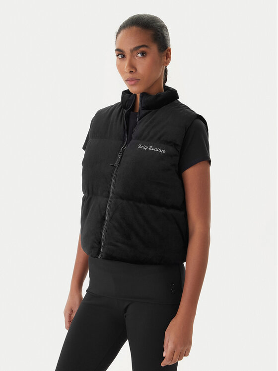 

Утепленный жилет regular fit Lightening JCOGL225551 Juicy Couture, черный