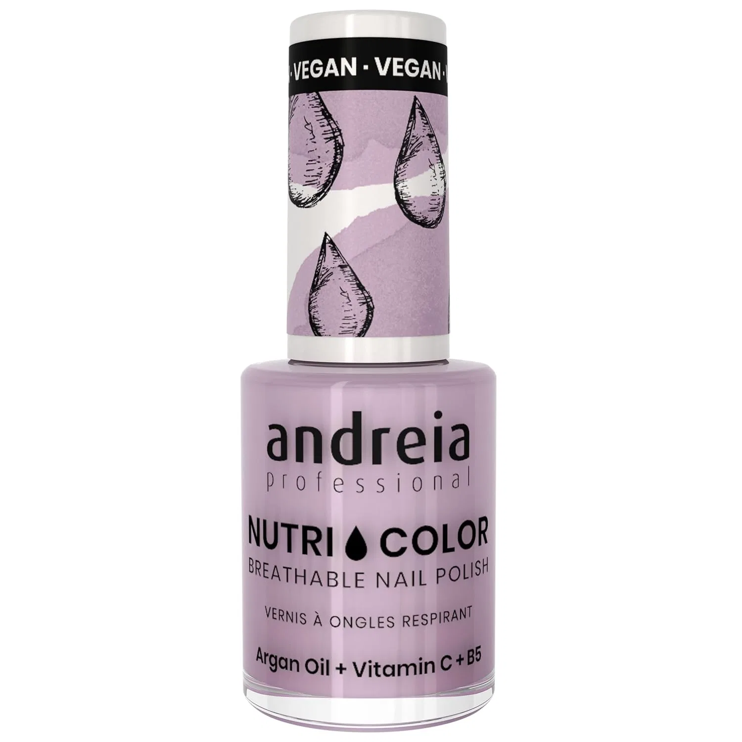 Дышащий лак для ногтей «NutriColor NC35 Lavender» от Andreia Professional Andreia, Lavender