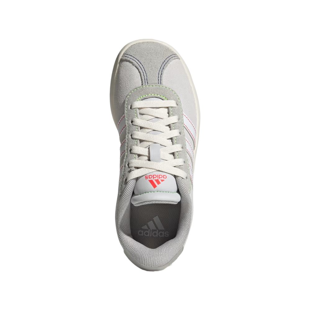 Adidas VL COURT 3.0 детские уличные кроссовки Gray Glow Mint Lilac Kids — фото 3