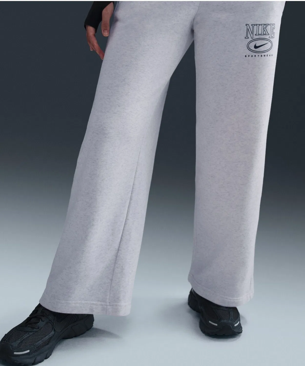 Спортивные брюки Nike NSW Club Fleece Wide, серые